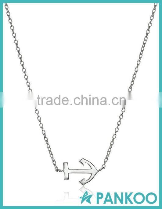 Anchor jewelry,Sterling Silver Anchor Necklace and Earrings Jewelry Set
