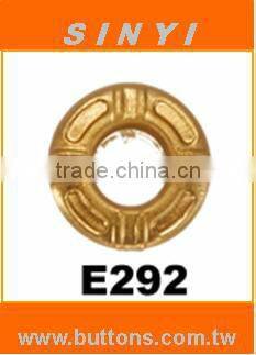 Pattern Shape Eyelet (Grommet), Round Shape Eyelet with ancient pattern