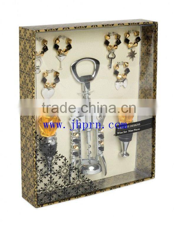 printed christmas gift box with card