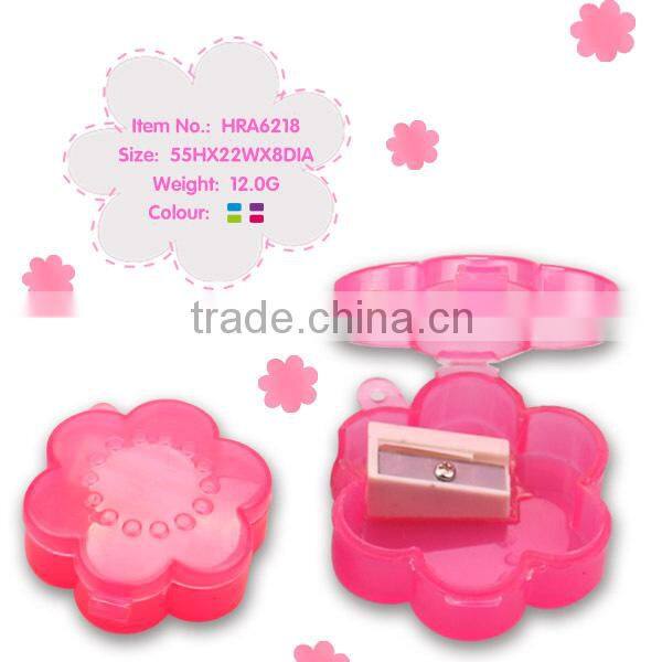 flower shaped sharpener with single hole
