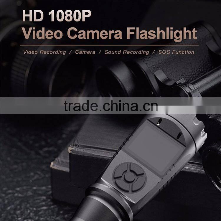 1.5" HD 1080P DVR Video Recorder Cam Camera Aluminum LED Flashlight
