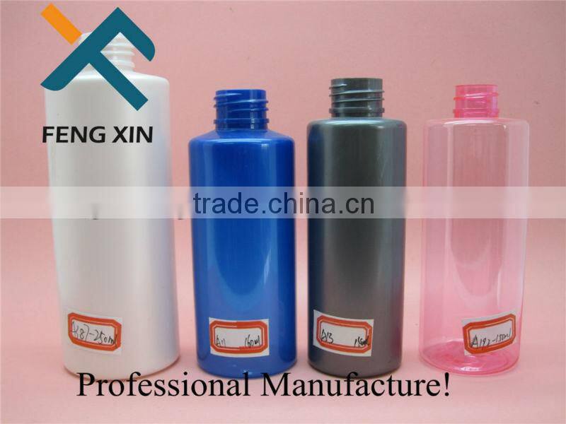 PET Plastic Material Screw Cap Sealing Type squeeze PET plastic bottle amber color boston round