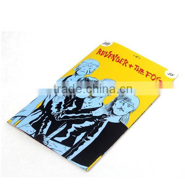 Factory direct full color staple embossed cover book printing