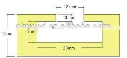slat wall panel board