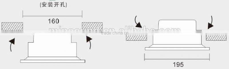 CLS-618 Full-range Eclmomy celing speaker Hi-fi loudspeaker