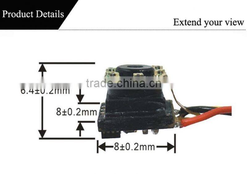 3.3V~3.6V 8mm*8mm mini infrared camera module for cheating tools