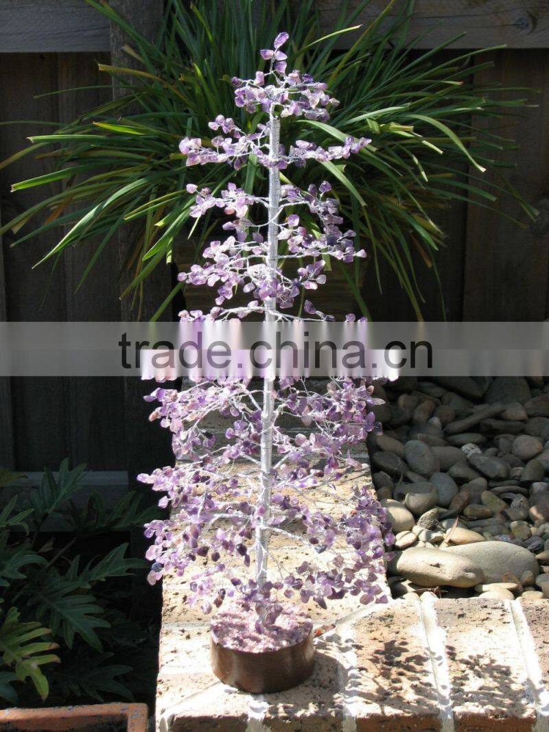 amethyst crytsal christmas tree for decoration
