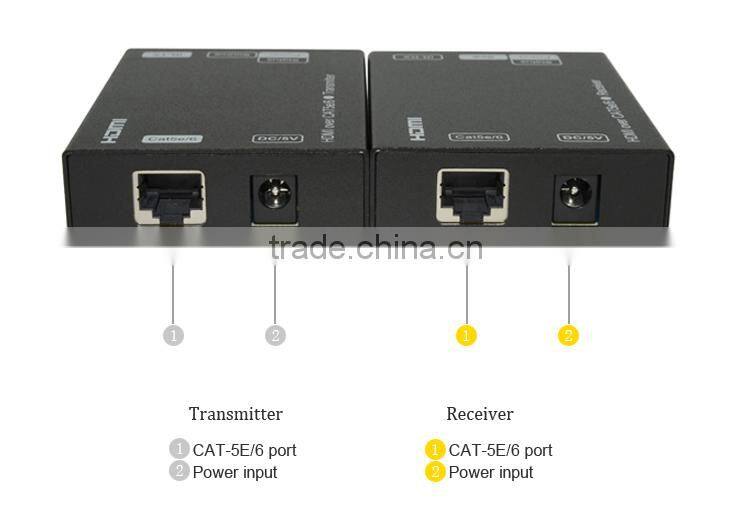 LINK-MI LM-EX60-3DIR 60m 3D Video HDMI Extender Transmitter and Receiver Over Cat6 With IR Control