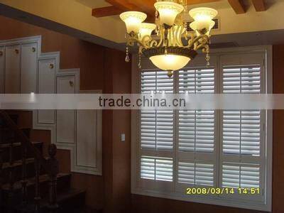 Wooden and PVC Blind & Shutter for Interior use