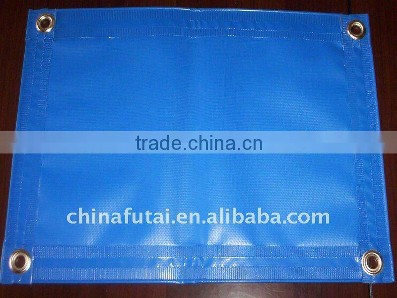 12feet x 18feet fireproof orange color buy pvc fabric