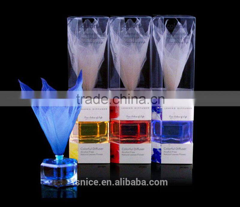 SC60ml yellow pink flora 60ml leaves scented diffuser aroma home fragrance