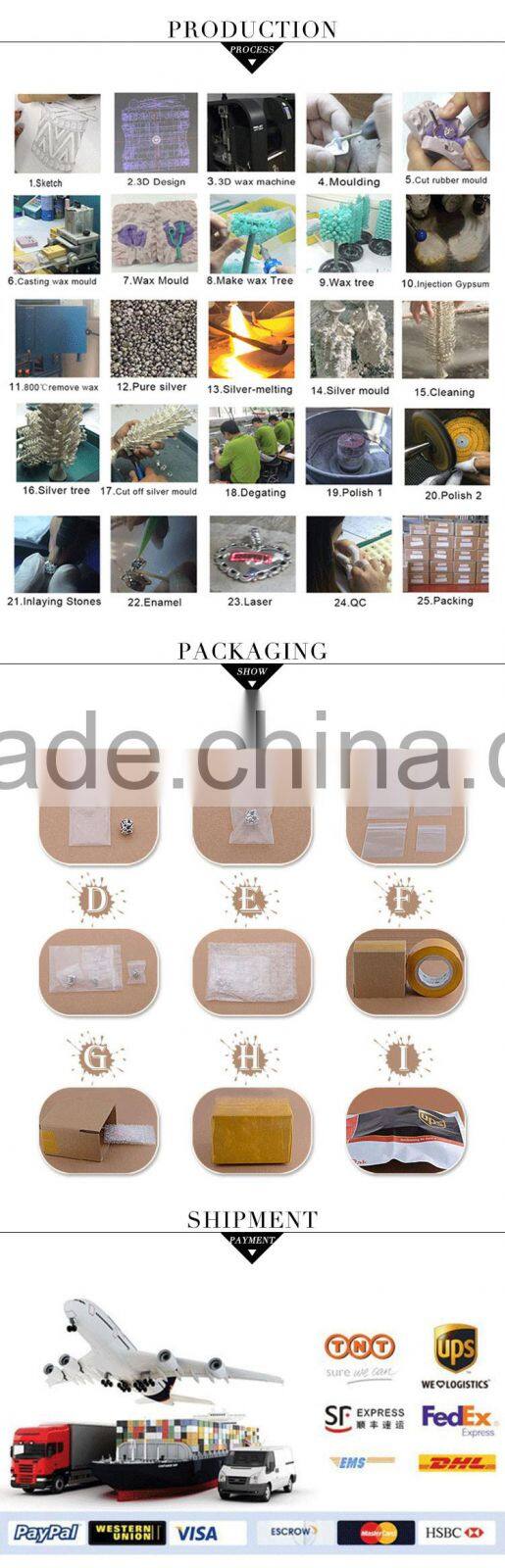 925 Sterling Silver Latest Design Beads Necklace Jewelry SNP027W