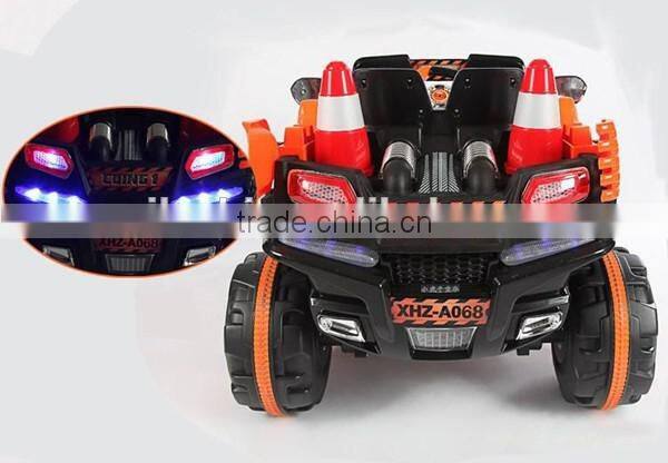 Ride On Toy Style and ABS Plastic Type kids car,Double driver baby remote control car
