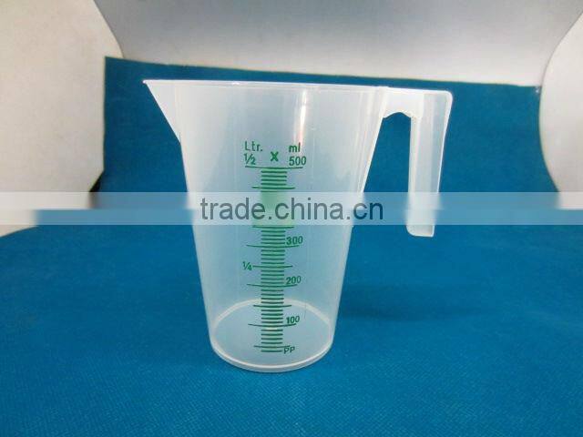 plastic medicine custom graduated jigger measuring cup