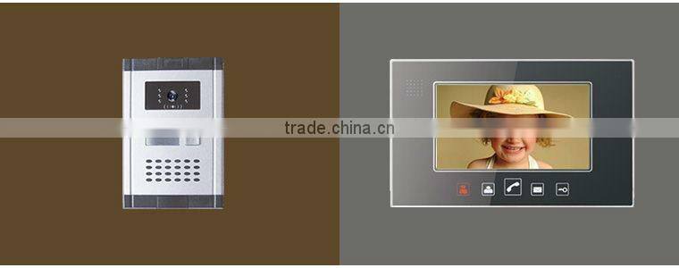 7" tft lcd color video door phone intercom system