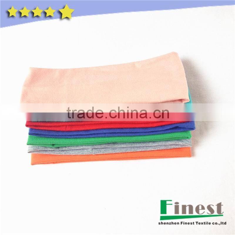 Elastic cotton headbands, custom colourful sweat headbands