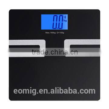 Bluetooth Eletronic Body Fat Analyzing Digital Weighing Scale