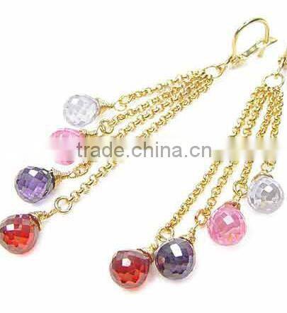 2016 Hot sale charming handmade crystal earrings
