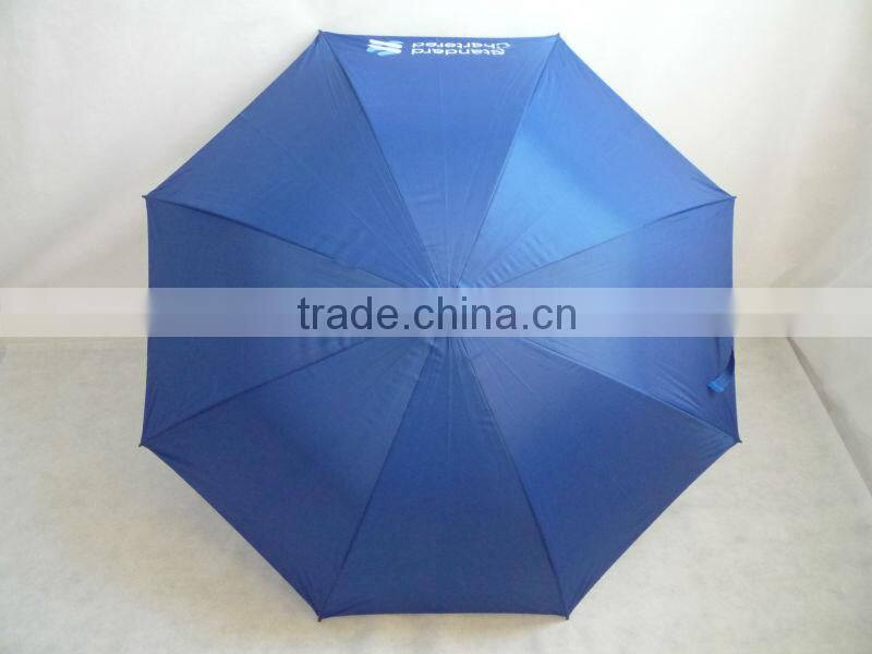 Anti-UV straight umbrella blue umbrella for sale