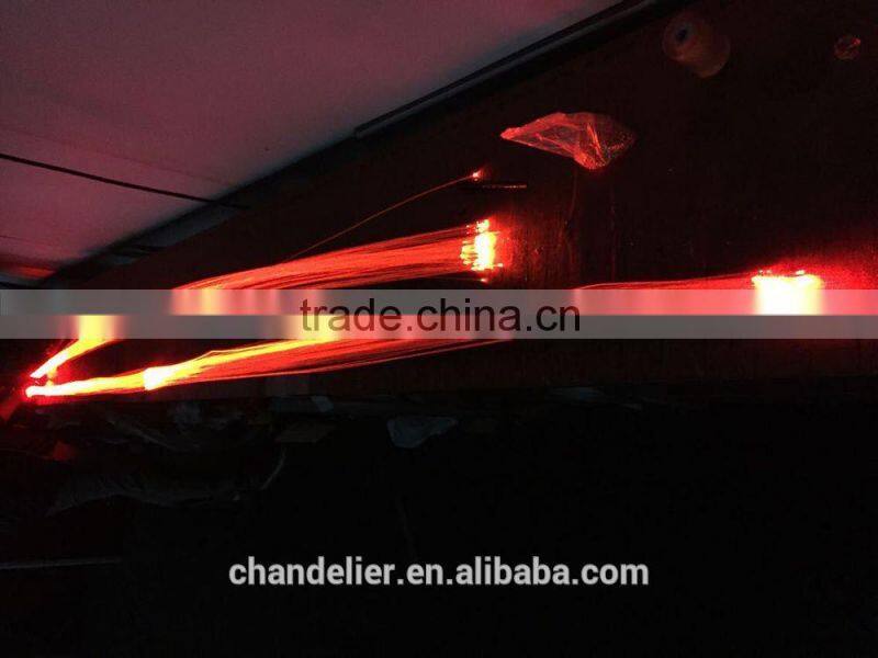 90w red color only fiber optic light ,fiber optic pendant light red color om1111