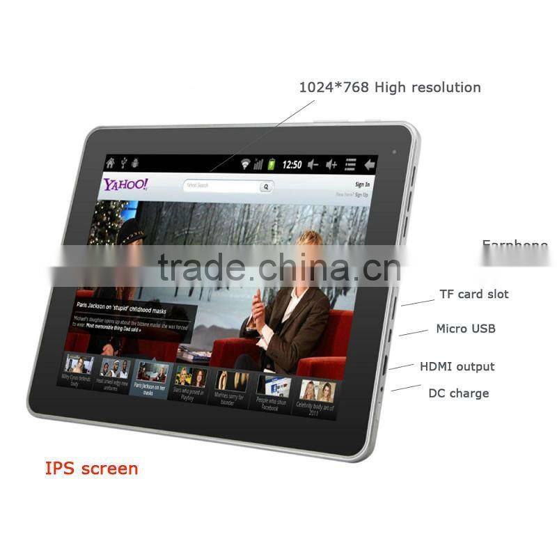 Hot selling 9.7 inch skype tablet pc download with hifi sound