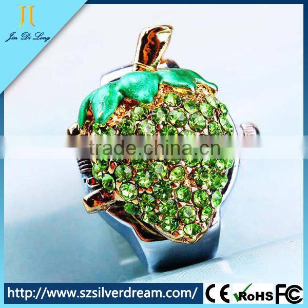 Fashion lovely strawberry jewelry girl's quartz brand watches