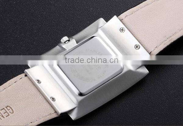 Casual fashion square antique quartz ceramic ceramic watch