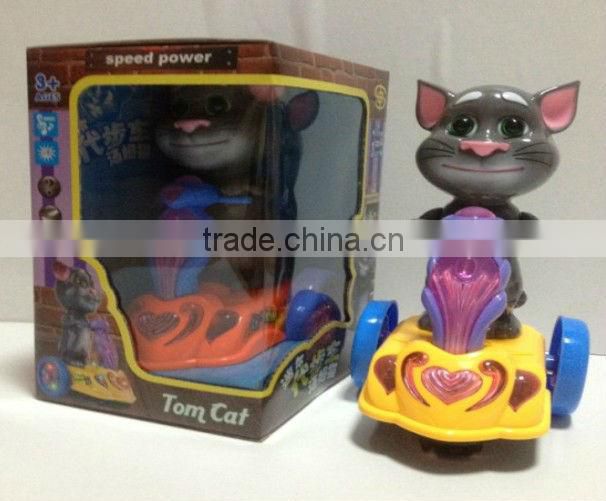 new! battery operated light and music pet car PAF0939-2