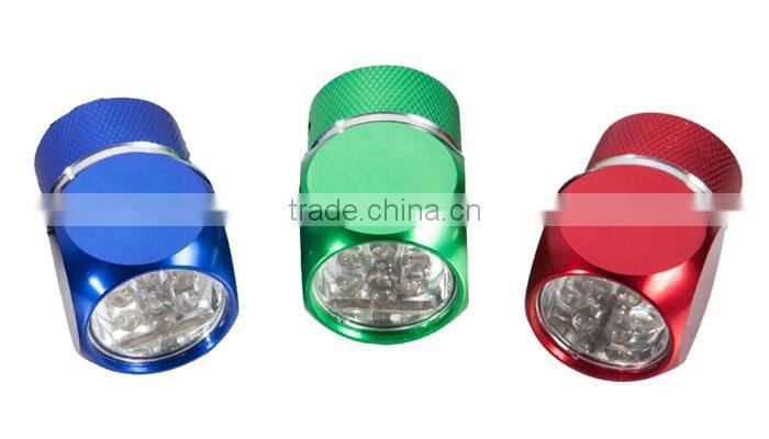 Promotional gift 6 LED cube shape keychain light keychain manufacturers in china