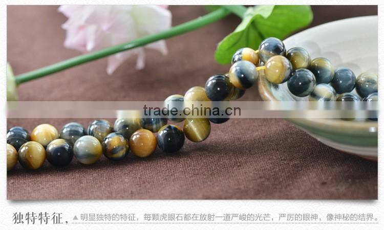 6mm 8mm 10mm 12mm 14mm 16mm natural semi precious gemstone strand tiger eye gemstone