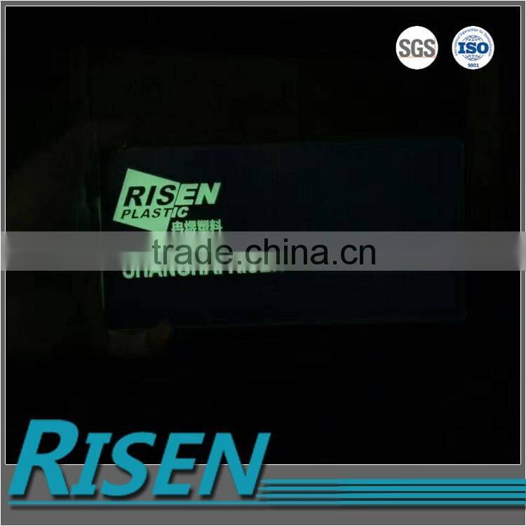 nameplate luminous laser engraving abs double color plastic sheet