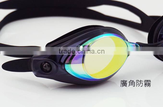 Vision Mirror - Fashionable Silicone Adjustable Silicone Strap Mirrored lens Swimming Goggles