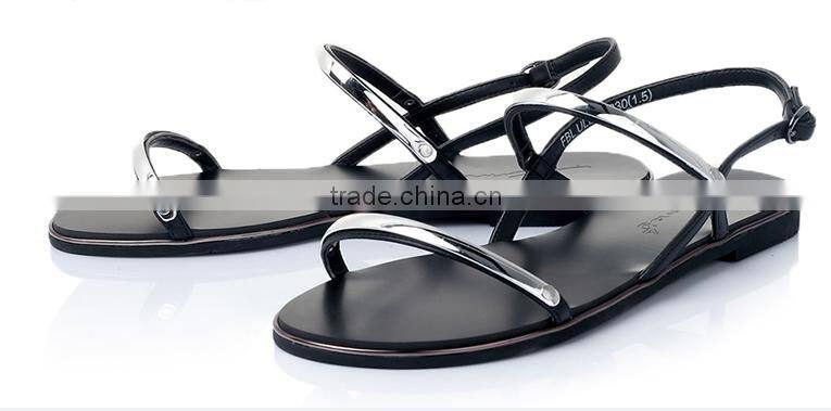 Wholesale Cheap Rubber Material Fashion Lady Sandal