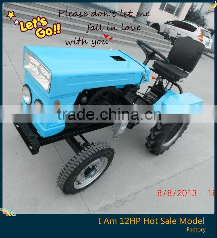 2014 hot sale cheap mini farming tractors price list made in China