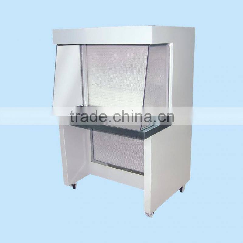 Clean bench Incline level of flow table