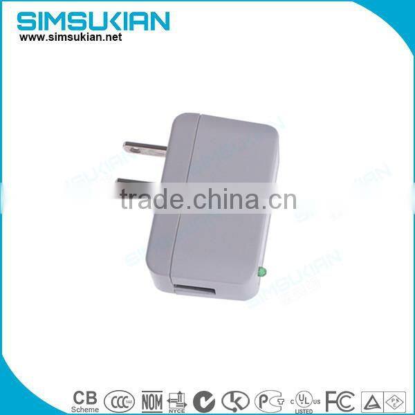 12V AC/DC 300 ma 500ma 1000ma usb type Power Adapter with the complete certifications