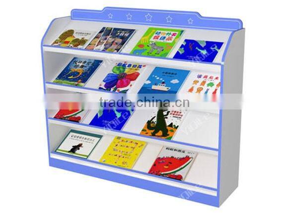 Guangzhou factory cheap price novel design wooden book rack for kids