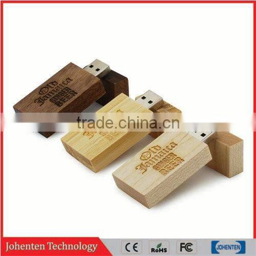 wholesale LOGO customized fashion wooden pen drive 8GB 16GB 32GB USB 2.0 usb Flash Drive pendrive thumb drive Memory stick