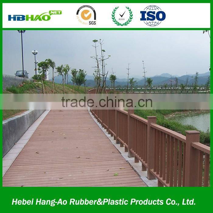 Fashion style outdoor solid wpc decking