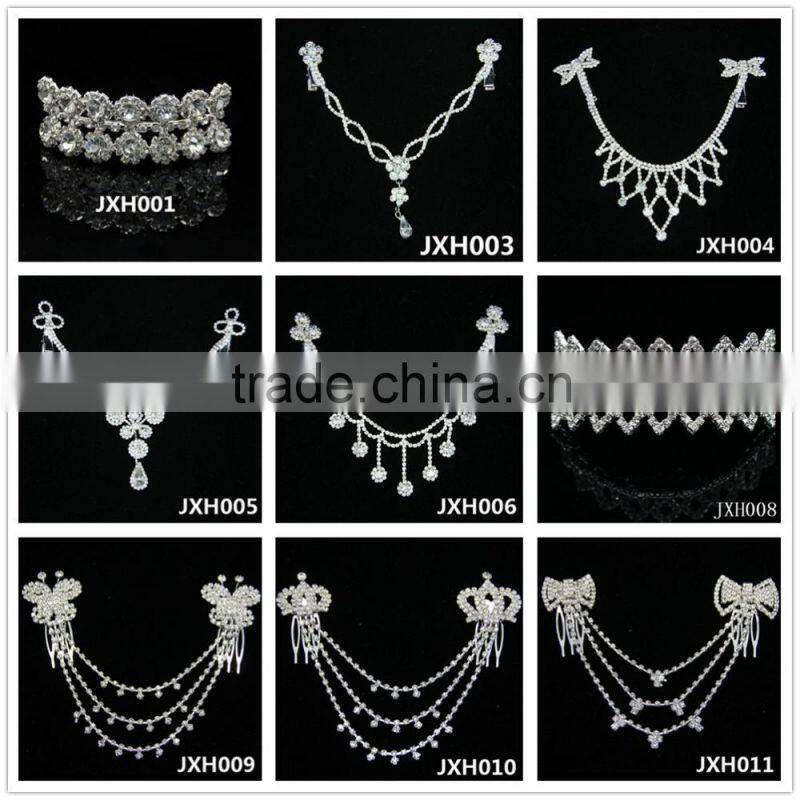 latest design crystal hair headband hotsale