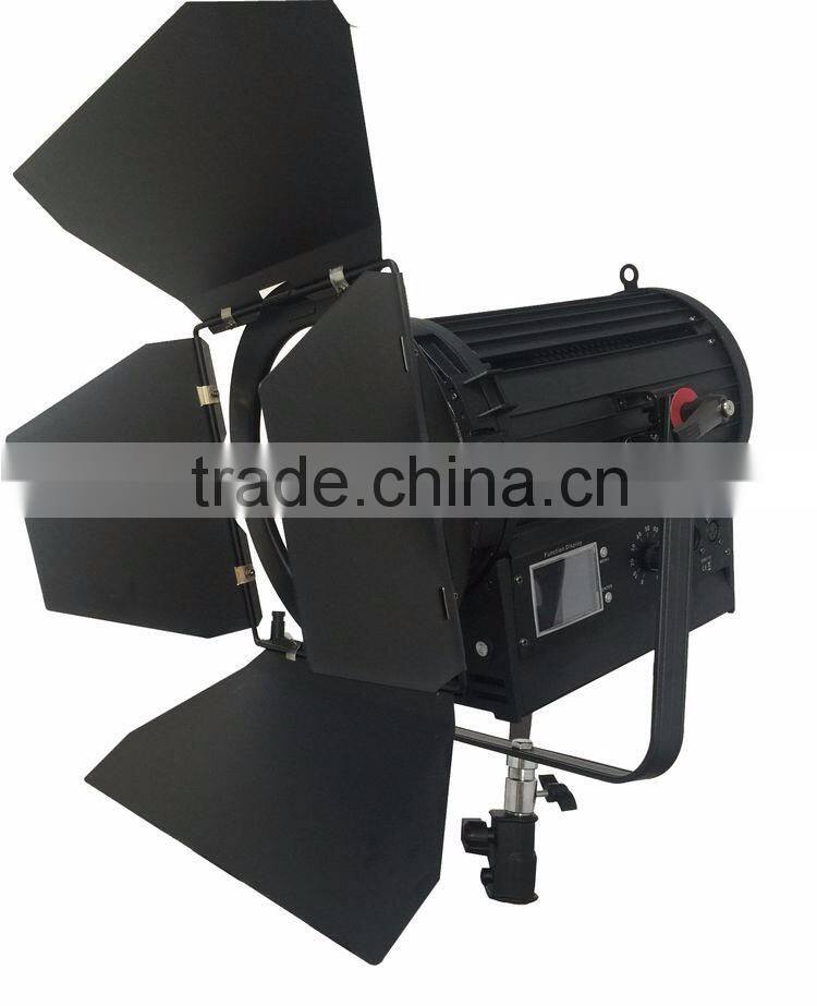 200 Watt 3200K Warm White OR 5600K Cool White High CRI Ra95 200W COB LED Fresnel Film Video SpotLight With Shutters