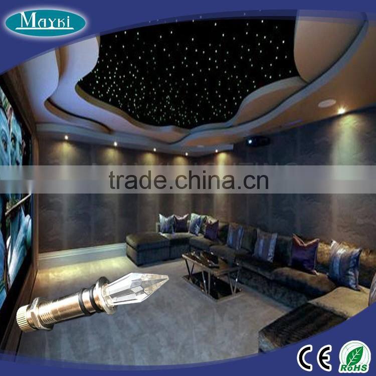 EP-012 RGBW stainless steel light end fitting in icicles shape