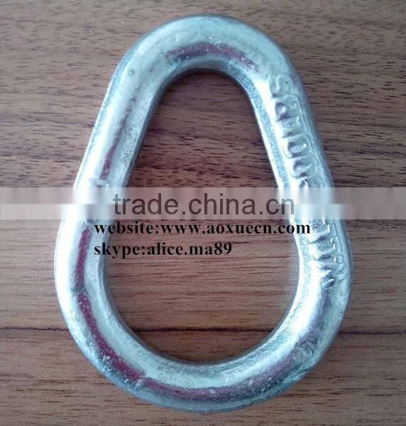 alloy steel forged Pear type split link rigging hardware