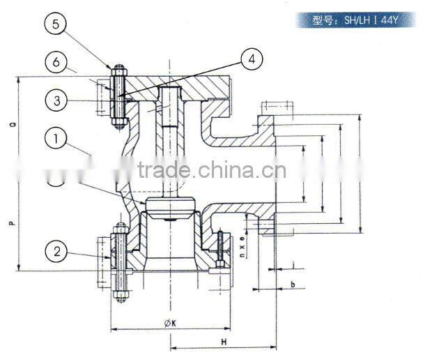 Manufactuere API staneless steel back-pressure valve