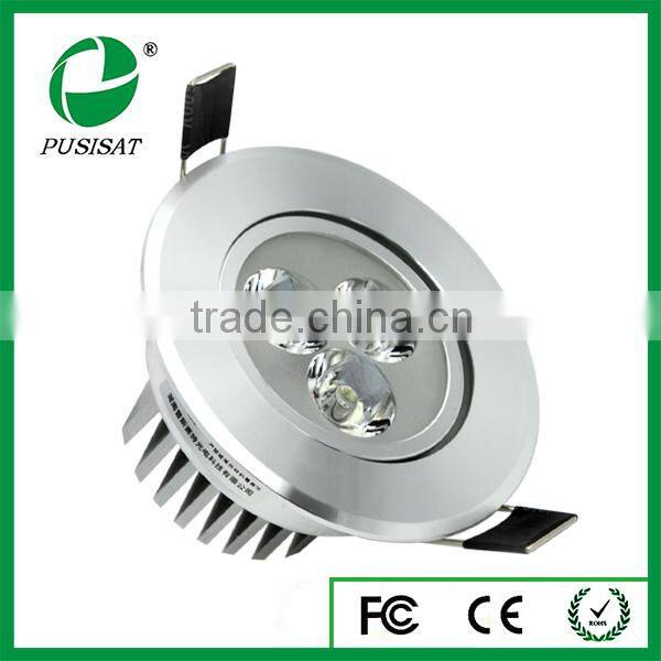 hight quality products adjustable angle 3W led recessed ceiling light