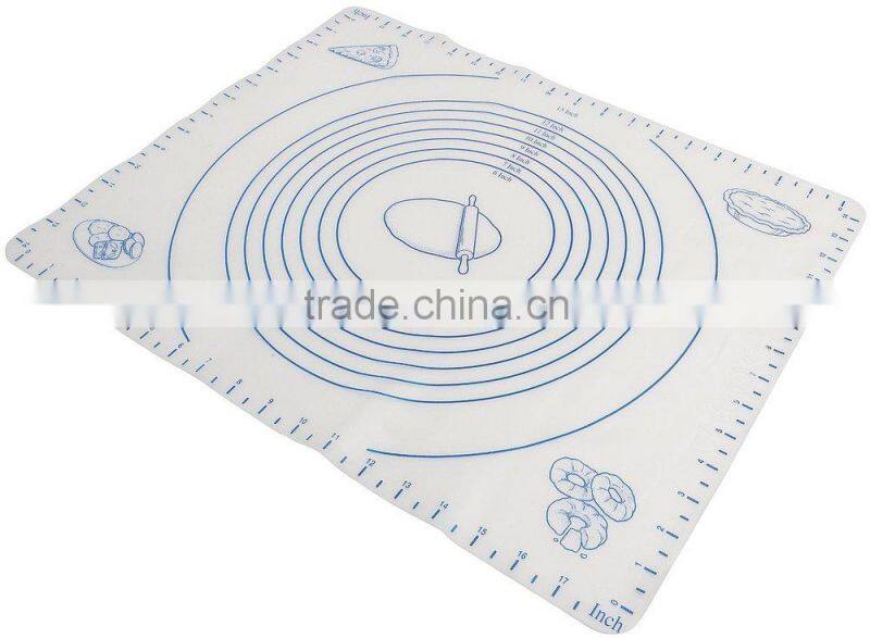 FDA,LFGB,SGS Certification and Silicone,100% food grade silicone non stick measurable Cooking mat