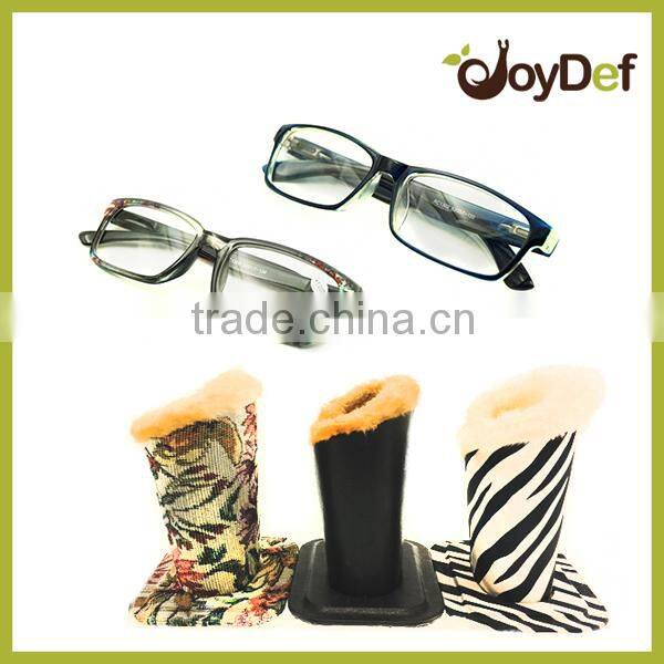 best selling trendy wholesale price PU leather reading eyeglasses holder