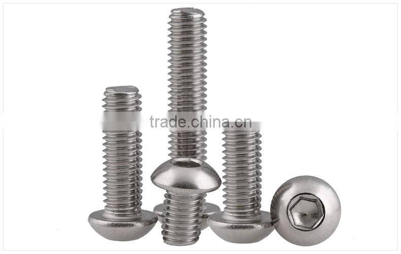 socket pan head mahine screw/stainless socket screw/stainless pan head machine screw