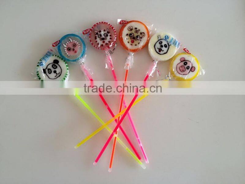 20g glow stick halal lollipop candy