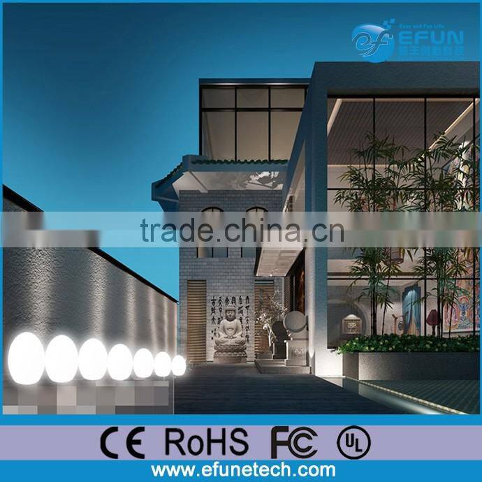 waterproof egg shape led night lamp,rgb color changing home decorative night light